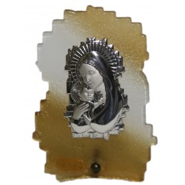  Икона на стекле (серебряная ламинация) 1553