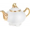 Чайный сервиз TULIP чашка 165 мм (320 мл) Белоснежный тюльпан золотые держатели