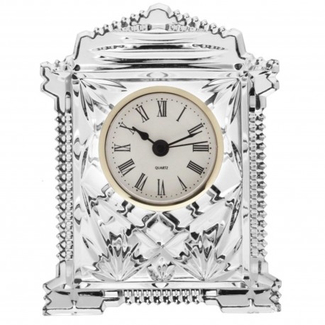 Часы Clockstands 16 см. из хрусталя Crystal Bohemia