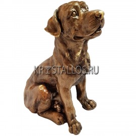 Статуэтка собака бронзовое напыление