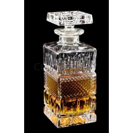 Набор для виски "MADISON": 1 штоф 700 мл + 6 стаканов (240 мл) из хрусталя Crystal Bohemia