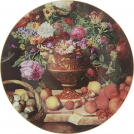 Тарелка настенная 27 см Натюрморт с цветами Thun