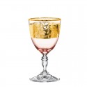 Бокалы для вина Глория 437761 панто на золоте 250 мл. 6 шт. Crystalex Bohemia