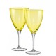 Бокалы для вина Кейт 40796 Colours жёлтые 250 мл. 2 шт. Crystalex Bohemia