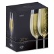 Бокалы для шампанского Аттимо 40807 180 мл. 6 шт. Crystalex Bohemia
