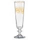 Бокалы для шампанского Белла 40412/Q8969 узор/отводка золотом 205 мл. 6 шт. Crystalex Bohemia
