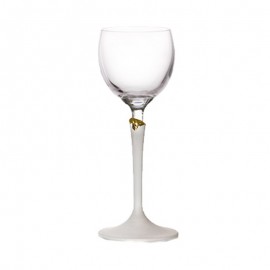 Бокалы для вина Бриджита 200055 золотой лепесток 200 мл. 6 шт. Crystalex Bohemia