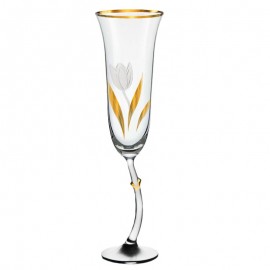 Бокалы для шампанского Злата 27543 190 мл. 6 шт. Crystalex Bohemia