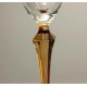 Фужеры для шампанского Элизабет Q7938 золото+коричневая ножка 200 мл. 6 шт. Crystalex Bohemia