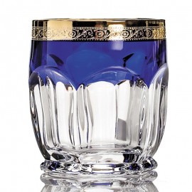 Набор стаканов (6 шт) для виски Сафари 250 мл (кобальт/золото)