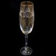 Бокалы для шампанского Бриджита 387507 снежок 190 мл. 6 шт. Crystalex Bohemia