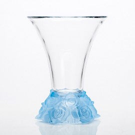 Ваза Роза фрост ваза голубая 25,5 см 