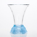 Ваза Роза фрост ваза голубая 25,5 см 