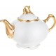 Чайный сервиз TULIP чашка 165 мм (320 мл) Белоснежный тюльпан золотые держатели