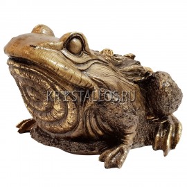Статуэтка жаба денежная бронзовое напыление