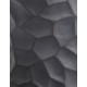 Кашпо Ergo Comb высокий закругленный конус дымчато-серый бетон в-61 см, д-32 см