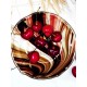 Набор салатников Tiffany 2 шт из цветного из муранского стекла