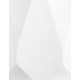Кашпо ERGO Rombo цилиндр-многогранник белый камень д-43 см, в-39,5 см