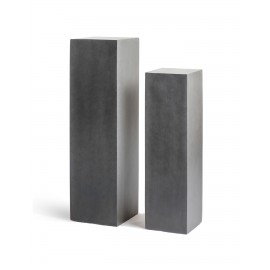 Колонна Effectory Beton высота 120 см, 34х34 см,Колонна Effectory Beton тёмно-серый бетон