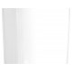 Кашпо Effectory Gloss, высота 67 см, 30х30 см, высокая трапеция белый глянцевый лак