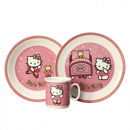 Детский набор Cairo 3 предмета Hello Kitty розовый в подар. упаковке Thun