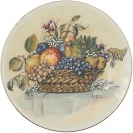 Тарелка настенная 19 см Натюрморт с виноградом Thun