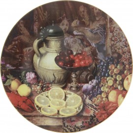 Тарелка настенная 27 см Натюрморт с фруктами Thun
