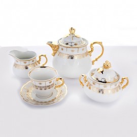 Чайный сервиз на 6 персон Menuet Золотой орнамент Thun