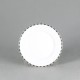 Тарелка мелкая Опал 25 см декор Платиновые пластинки отводка платина