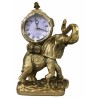 Часы Слон 32 см бронза