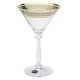 Бокалы для мартини Анжела 43249 панто платина 285 мл. 6 шт. Crystalex Bohemia